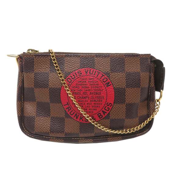 LOUIS VUITTON Brown Damier Pochette Pouch